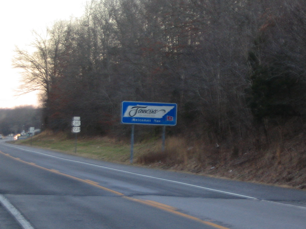 Welcome to Tennessee, U.S. Route 231 at Kentucky Border